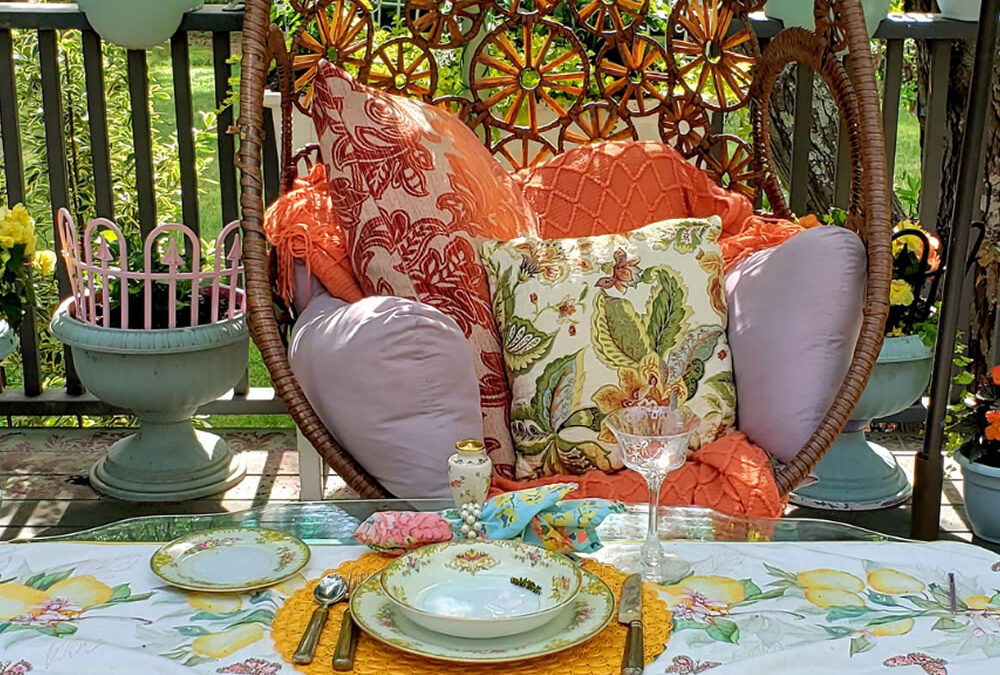 Offline lifestyle and slow living in a peaceful, natural setting